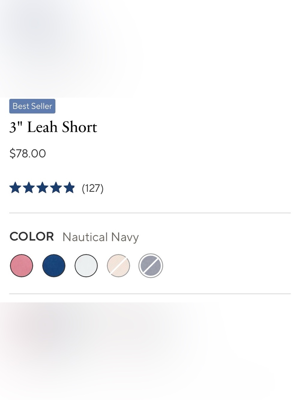 Southern Tide Best Seller “Leah 3 inch Short" size 2 - Picture 9 of 16